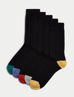 Ponožky Cool & Fresh™ s vysokým podílem bavlny, se zesíleným chodidlem, sada 5 párů