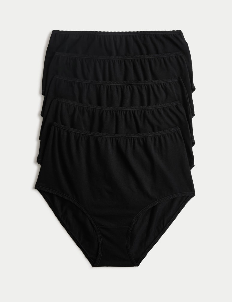 5pk Cotton Lycra® Full Briefs