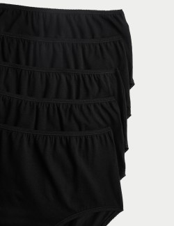 5pk Cotton Lycra® Full Briefs