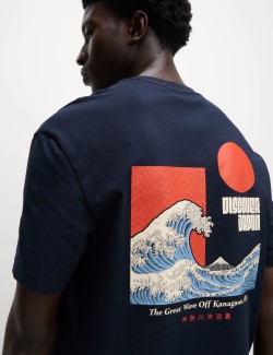 Pure Cotton Japanese Graphic T-Shirt