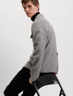 Air Yarn Knitted Jacket