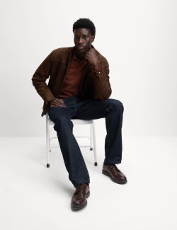 Pletená polokošile s vysokým podílem bavlny