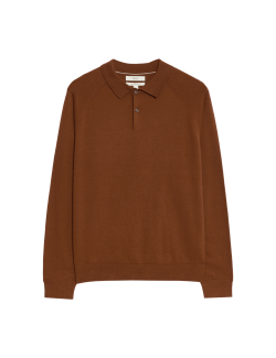 Pletená polokošile s vysokým podílem bavlny