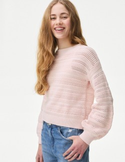 Pure Cotton Knitted Jumper...