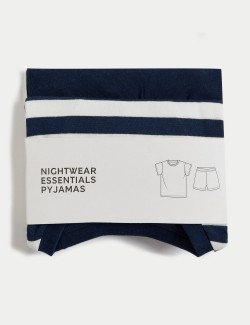 Pruhované pyžamo z čisté bavlny (1–8 let)