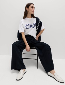 Tričko s grafikou z čisté bavlny