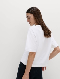 Pure Cotton Graphic Boxy T-Shirt