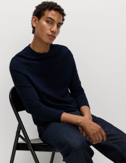 Čistě bavlněné tričko s dlouhým rukávem, měkké na dotek