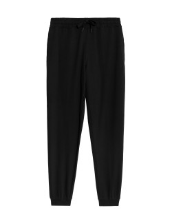 Cotton Rich Cuffed High Waisted Joggers