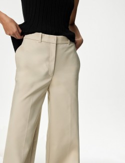 Chino kalhoty se širokými nohavicemi, ze směsi bavlny