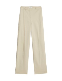 Chino kalhoty se širokými nohavicemi, ze směsi bavlny