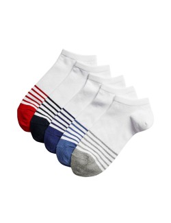 5 párů proužkovaných ponožek Trainer Liner™ s technologií Cool & Fresh™