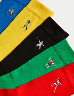 5pk Cool & Fresh™ Sports Cotton Rich Socks