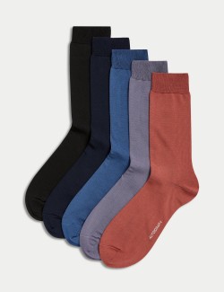 5pk Modal Pima Cotton Socks