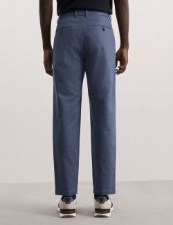 Tapered Fit Italian Single Pleat Chinos