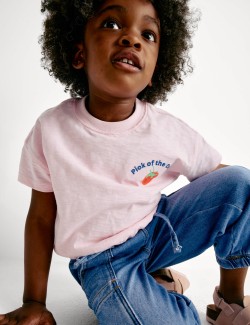 Denim Cuffed Cargo Jeans (2-8 Yrs)