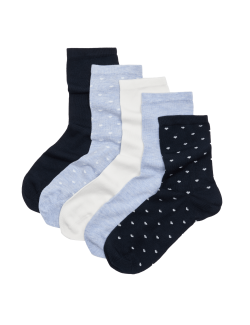 Super měkké kotníkové ponožky, 5 ks