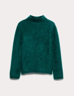 Svetr z čistého česaného kašmíru se stojáčkem