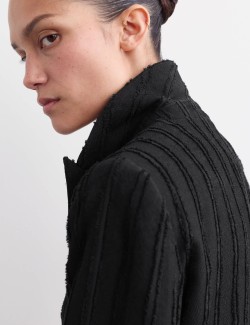 Čistě vlněné sako s texturou na míru