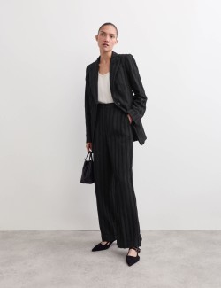 Čistě vlněné sako s texturou na míru