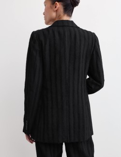 Čistě vlněné sako s texturou na míru