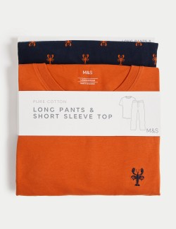 Pure Cotton Lobster Print Pyjama Set