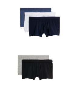 5 párů kalhotek Cool & Fresh™ s nízkým pasem a vysokým podílem bavlny