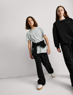 Wide Leg Cotton Rich Joggers (2-16 Yrs)