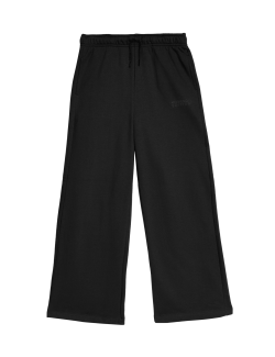 Wide Leg Cotton Rich Joggers (2-16 Yrs)