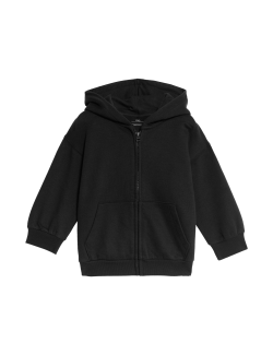 Mikina s kapucí, zipem a vysokým podílem bavlny (2–8 let)