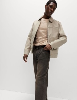 Čistě bavlněné tričko s dlouhým rukávem, měkké na dotek