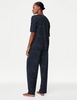 Cotton Modal Polka Dot Pyjama Set