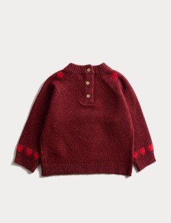 Knitted Swan Jumper (0-3 Yrs)