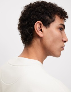 Oversized Cotton Rich Crew Neck Sweatshirt