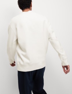 Oversized Cotton Rich Crew Neck Sweatshirt