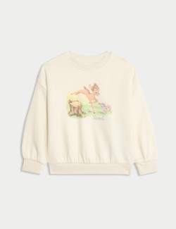 Mikina s motivem Bambi™ a vysokým podílem bavlny (2–8 let)