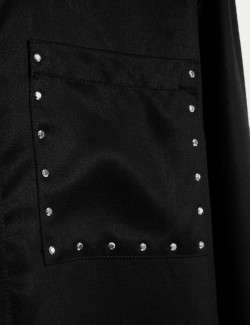 Košilové šaty s cvočky (6–16 let)