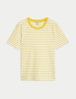 Pure Cotton Striped Everyday Fit T-Shirt
