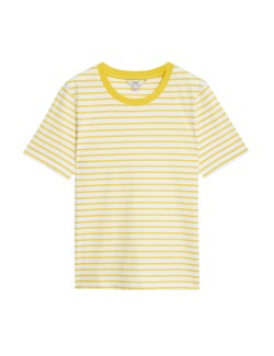 Pure Cotton Striped Everyday Fit T-Shirt