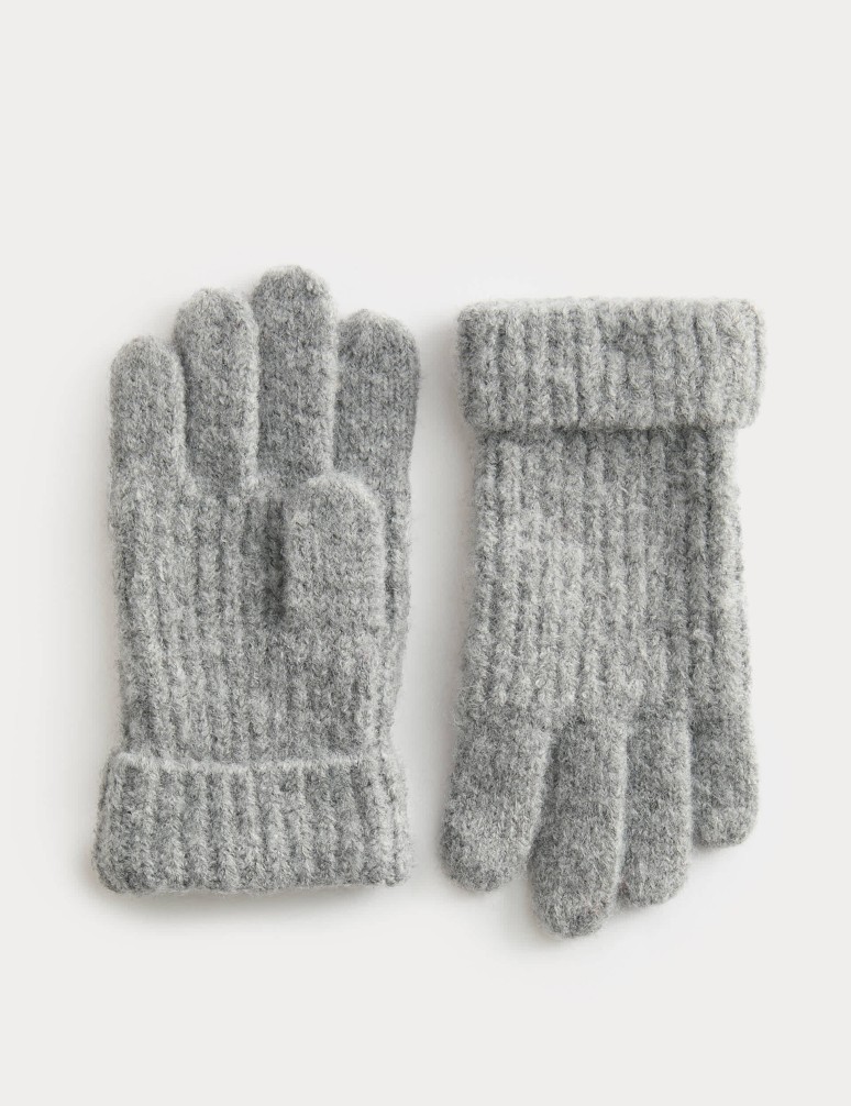 Kids' Ribbed Gloves (3-13 Yrs)