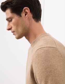 Svetr z čistého kašmíru s výstřihem ke krku