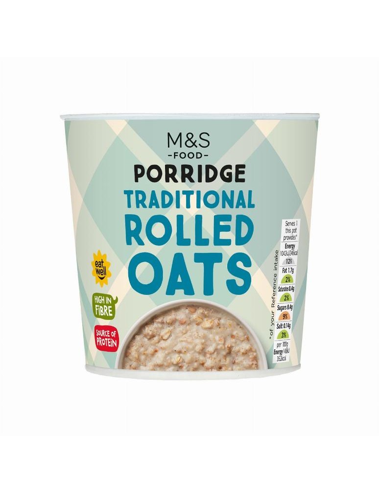 Instantní ovesná kaše se sušeným plnotučným mlékem