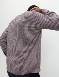 Proužkovaná flanelová košile z čisté bavlny