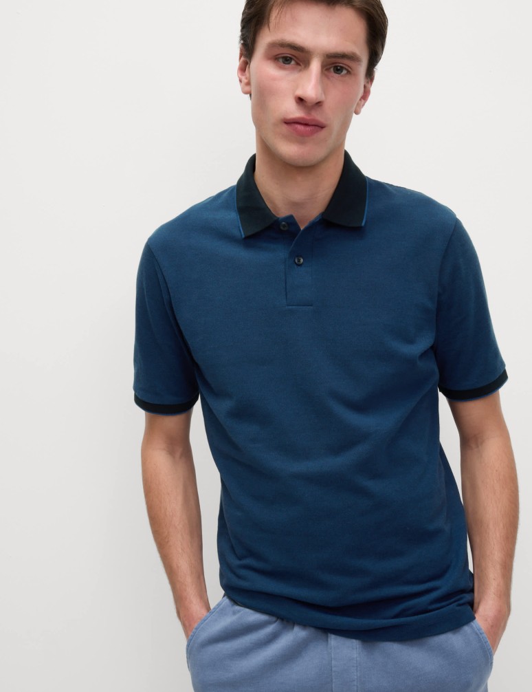 The Ultimate Tipped Pique Polo Shirt