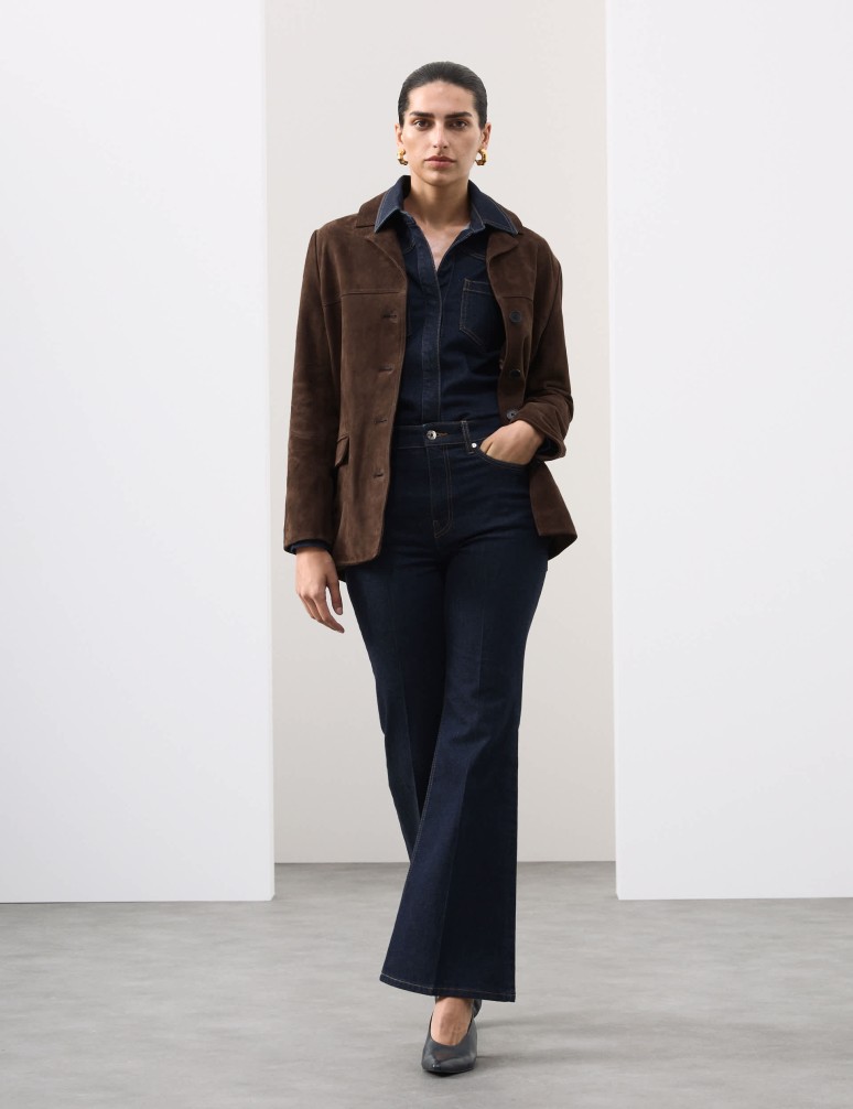 High Waisted Extreme Flare Jeans