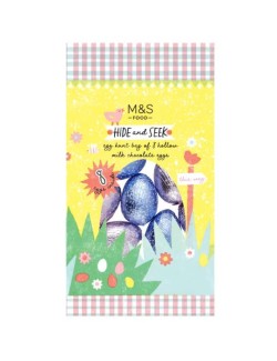 8 jednotlivě balených dutých vajíček z mléčné čokolády