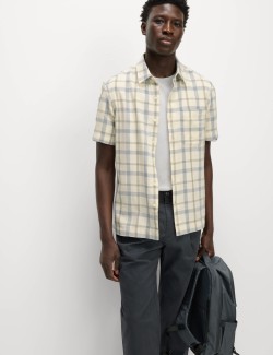 Regular Fit Pure Cotton Check Shirt
