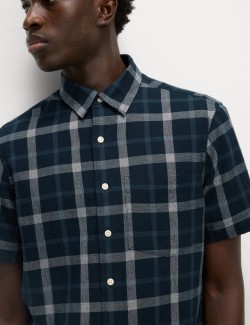 Regular Fit Pure Cotton Check Shirt