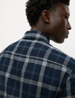 Regular Fit Pure Cotton Check Shirt