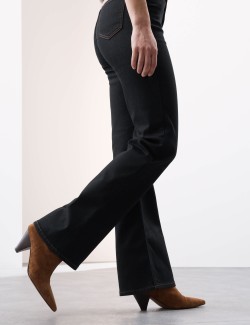 Džíny s vysokým pasem ze směsi lyocellu